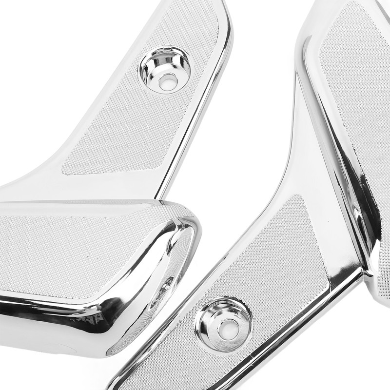 1 Pair Motorcycle Rear Foot Rest Electroplated Plastic Passenger Foot