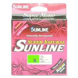 (11kg/660-Yards, Natural Clear) - Sunline Super Natural Monofilament Fishing Line