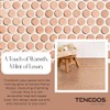Tenedos HTC200 Copper Penny Glass Mosaic Tile