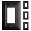 Beadboard Outlet Covers Wall Plates, Bamboo Fiber Light Switch Covers,