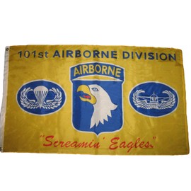 Trade Winds 3x5 Yellow 101st Airborne Division Screamin' Screaming Eagles Flag 3'x5' Banner Premium Fade Resistant