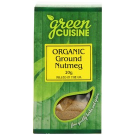 Green Cuisine Organic Nutmeg Ground 20 g (Pack of 6)