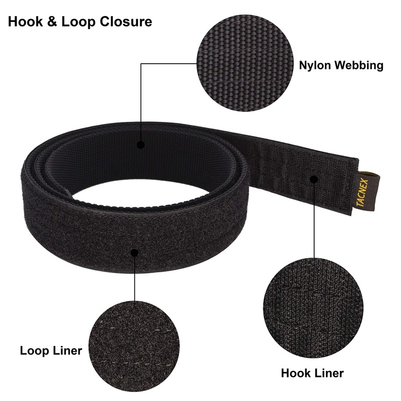 TACNEX Inner Belt for Duty Belt 1.5" Loop Liner Belt