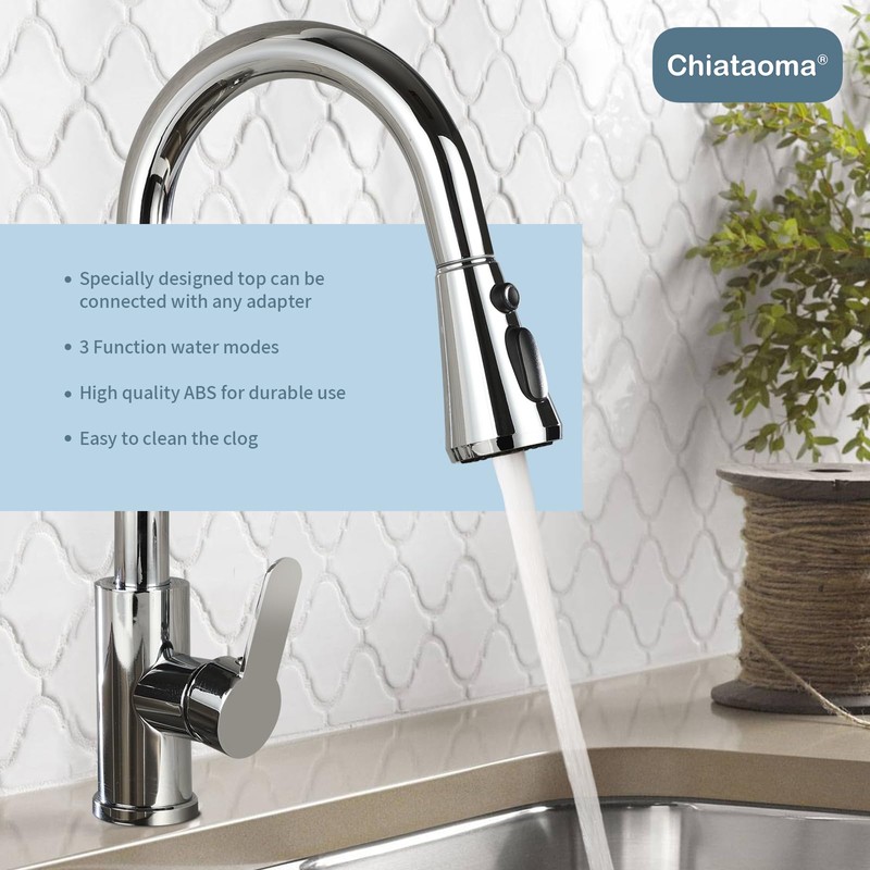 Pull Down Spray Head for Kitchen Faucet, Chiataoma Kitchen Spray