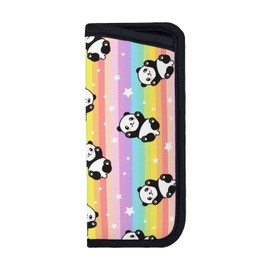 Panda Rainbow Cute Glasses Case Eyeglass Sunglass Case Soft Pouch Slim Portable Eyeglasses Sleeve