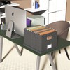 Oterri File Organizer Box,Filing Box with Lid,File Box for Letter/Legal