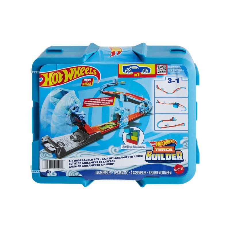 HOT WHEELS Track Builder Free Fall Starter Box - Wind