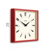 JONES CLOCKS® Box Wall Clock | Retro Square Clock |