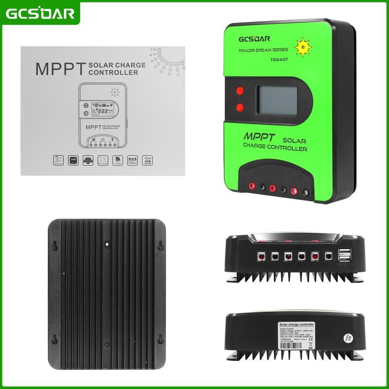 GCSOAR MPPT Solar Charge Controller 40A 12V 24V Auto Max