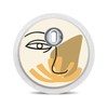 FreeStyle Libre 3 Sensor Stickers, Set of 10 "Abstract" Stickers