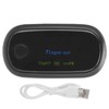 Fingertip Pulse Oximeter Rechargeable Blood Oxygen Saturation Monitor with Digital