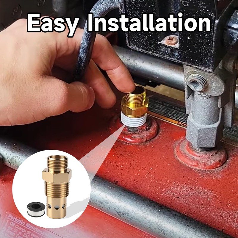 AIYOYOLIFE Air Compressor Check Valve 1/2 npt & 1/2 CFPC