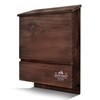 Outer Trails Japanese Cedar Bat House Habitat: Three Chambers, Weatherproof,