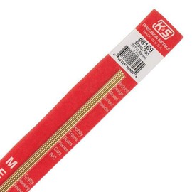 K & S Precision Metals Precision Metals 8169 Solid Brass Rod, 0.072" OD x 12" Length, 3 pc, Made in USA