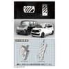 CARMATE RAZO Car Pedal, Aluminum & Rubber Pedal, Compact, Honda