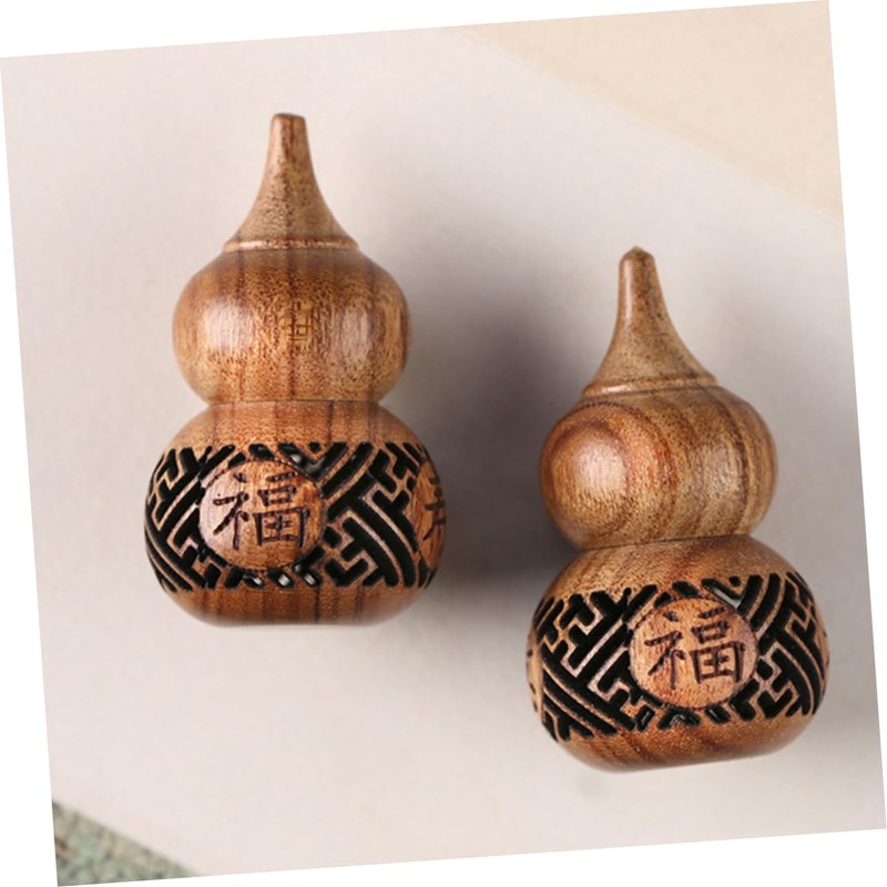 CORHAD Carving Gourd Sculpture Aroma Beads Holder Wood Craft Aroma
