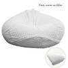 Soft Bean Bag Chair Cover No filler Sofa Cover Storage