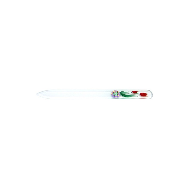Brajek 82SYP107 Nail File Glass Hand Painted 5.5 inches (14