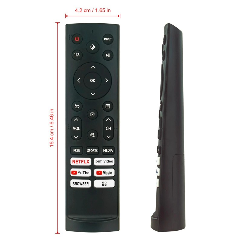 For Hisense ERF3H90H Voice Replaced Remote Control for Hisense Smart