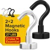 X-bet MAGNET Mix (Silver + Black) Magnetic Hooks (2+2) 4