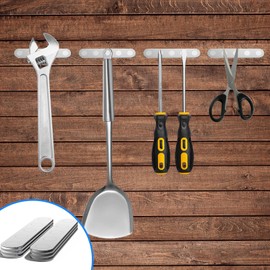 JUJIBL Unbreakable N40 Strong Rare Earth Neodymium Magnets, 6 Pack Self-Adhesive Heavy Duty Neodymium Bar Magnets, Powerful Permanent Pull Force for Fridge, Building, Scientific, Craft, Office