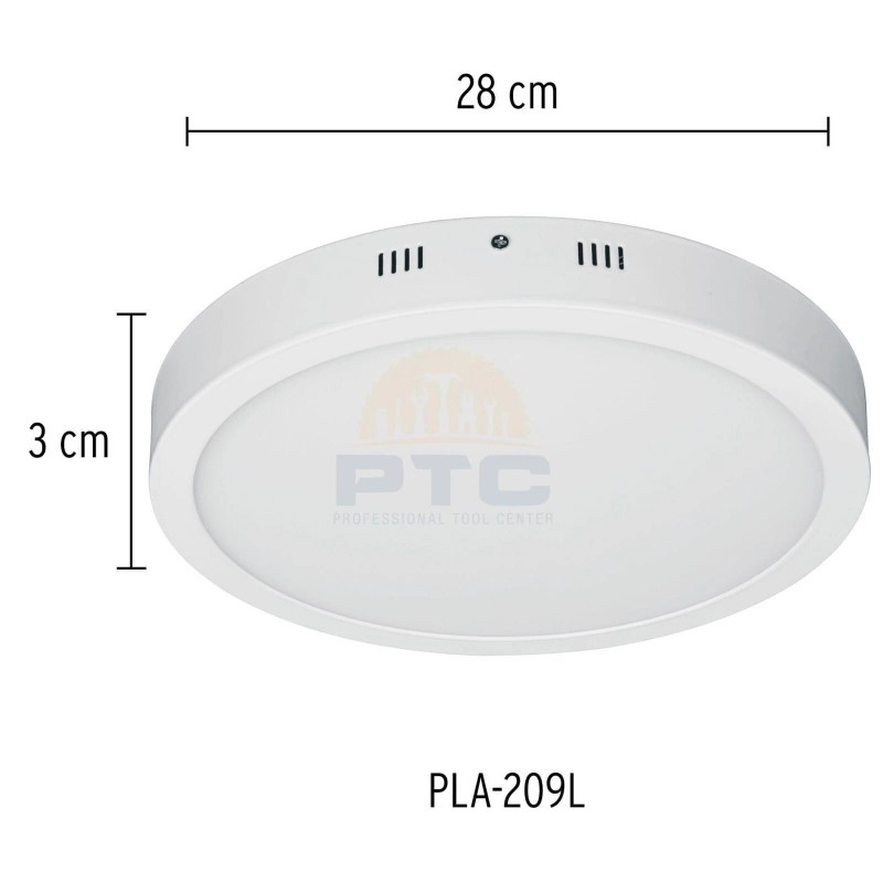 Volteck PLA-209L 24 W round white LED ceiling light daylight