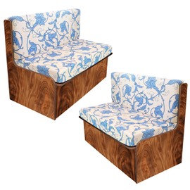 Rv Dinette Cushion Covers,Printing Stretchable Camper Cushion Cover,RV Cushion Slipcover,Rv Couch Cover Replacement for RV Camper Car Bench,2 Backrest Covers and 2 Bench Covers (Convallaria Majalis)