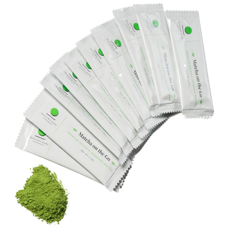 Matcha Green Tea Powder Single Serving Sticks, Dr. Weil's Ceremonial