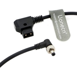 Uonecn DC 2.1 5.5mm Right Angle to Tap D-Tap Power Cable for Anton Bauer Kable Video Devices PIX-E7 7 Touch Screen Display