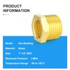 ERGAOBOY 2 pieces 1/2 inch BSP female thread to 1
