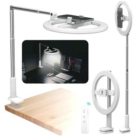 LumiArc Portable Ring Light Phone Stand and Overhead with Control