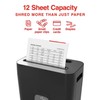 Staples Paper Shredder, 12-Sheet Cross-Cut, Anti-Jam, for Office & Home