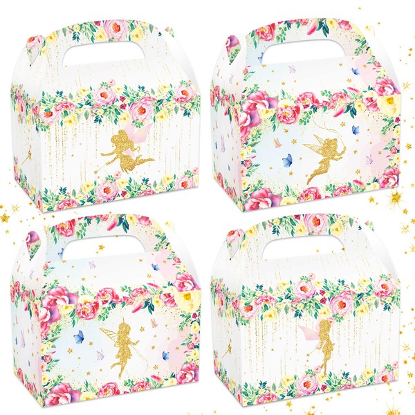 12PCS Fairy Party Favors Boxes Fairy Mushroom theme Box Wild