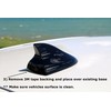 AntennaMastsRus - Functional Silver Shark Fin Antenna is Compatible with
