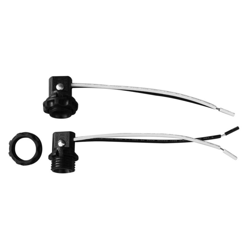 EFINEHOME 8 Pack Phenolic Candelabra E12 Base Socket with 1.25