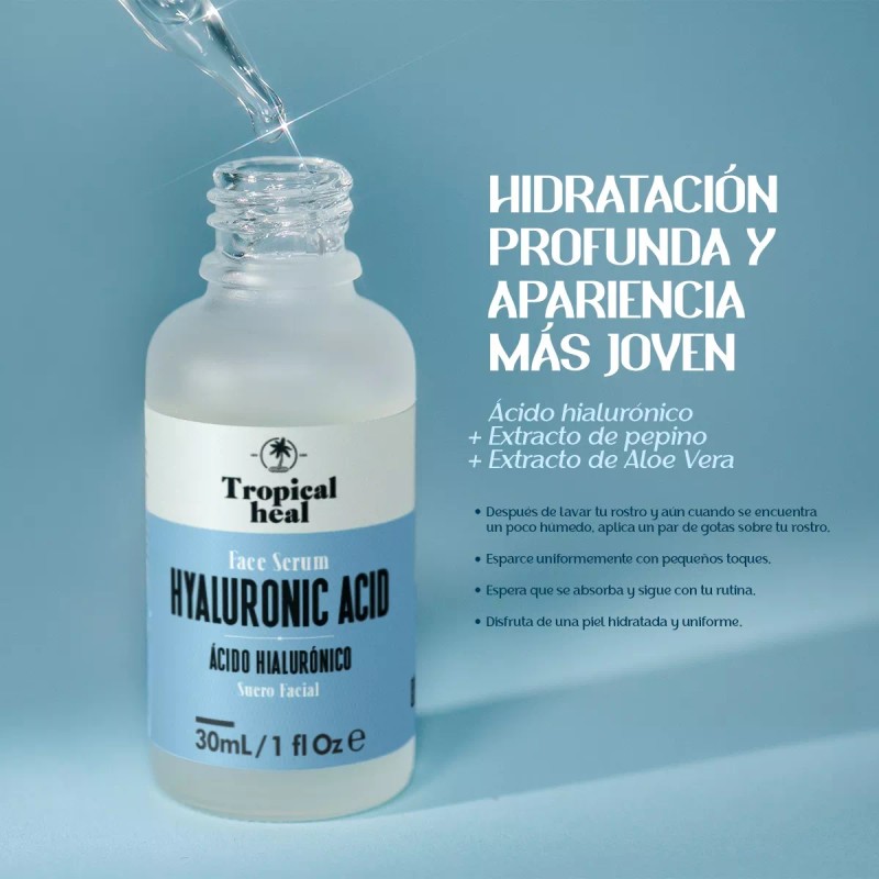 Tropical Heal Serum Facial Acido Hialurónico Hidratante Tropical Heal Tipo