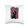 R&B Magic Playlist Psychedelic Music Lover Headphones Art Throw Pillow