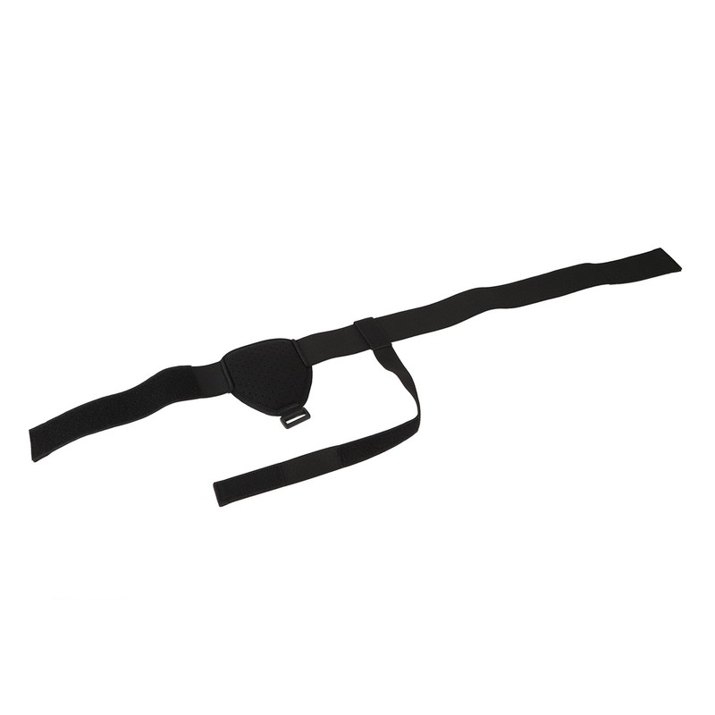 Inguinal Hernia Belt Adjustable Black PVC Gel Bag Soft Foam