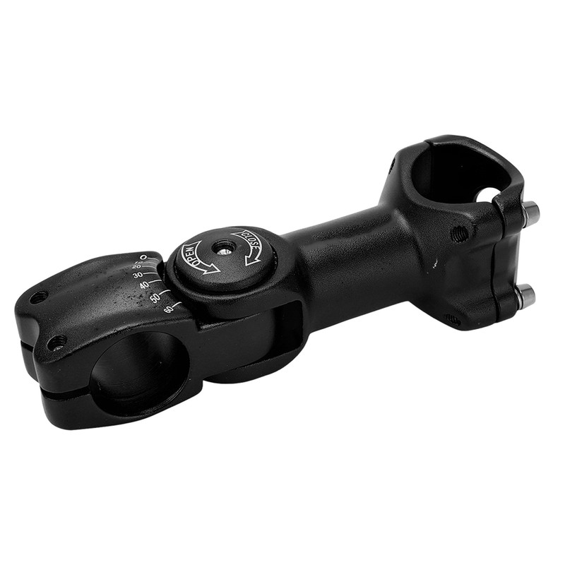 LeBycle Bike Stem 31.8x110mm 60 Degree Adjustable Mountain Bike Handlebar