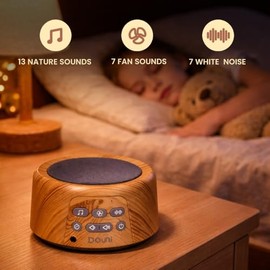 Douni Sleep Sound Machine - White Noise Machine with 27 Soothing Sounds for Sleeping & Relaxation, Timer Settings,Sleep Therapy for Families, Home,Off
