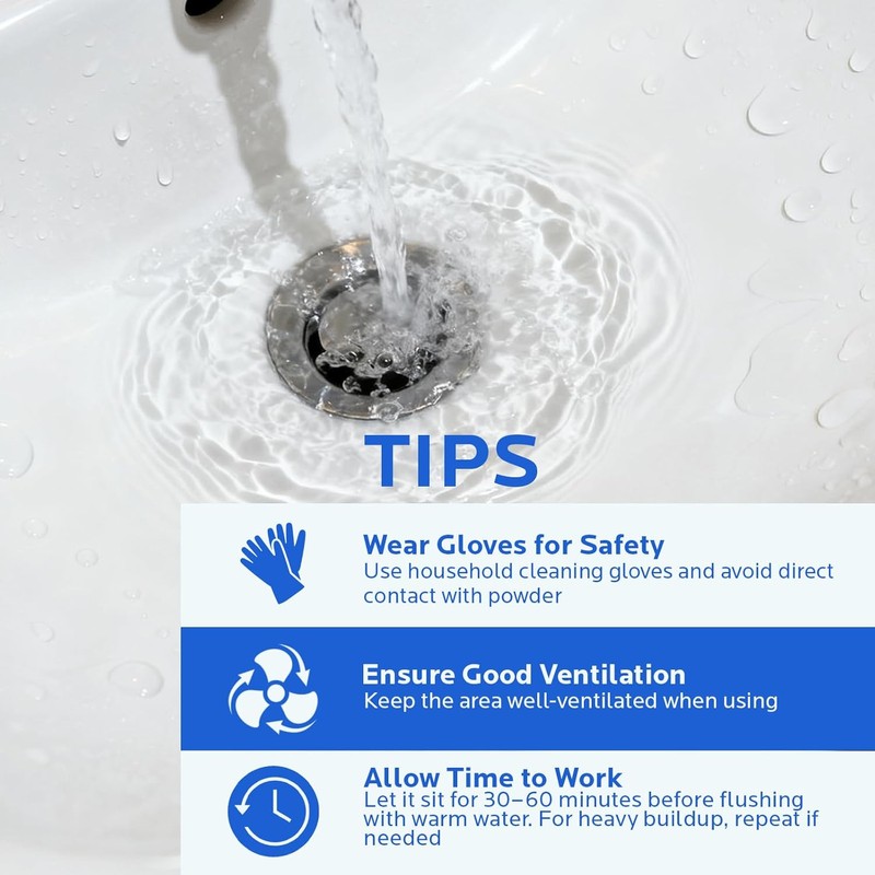 Powerful Drain Cleaner Powder for Home Plumbing Maintenance