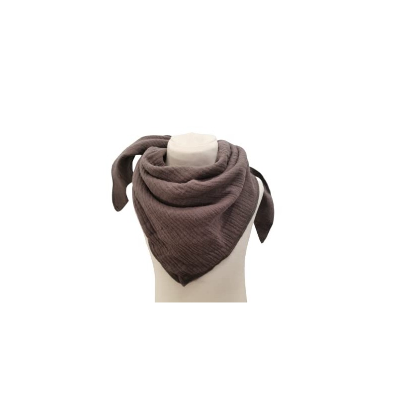 XXL Muslin Scarf for Men and Women (Grey)