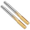 sourcing map 2pcs Straight Flute Thread Taps, M8 x 1.25