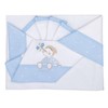Andy&Helen 3 Piece Crib Bedding Set Embroidered Fitted Sheet with