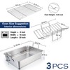 15¼" Roaster Roasting Pan with Baking Rack and V-shaped Rack,