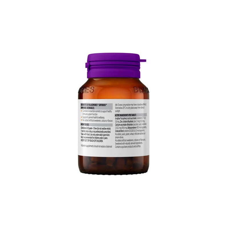 Blackmores Superkids Immune Chewables 60 Tablets