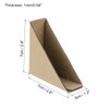 sourcing map Adjustable Cardboard Corner Protector, Cardboard Edge Protector 7x7x3cm