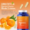 Vitamina C con Shiitake en polvo con 60 cápsulas de