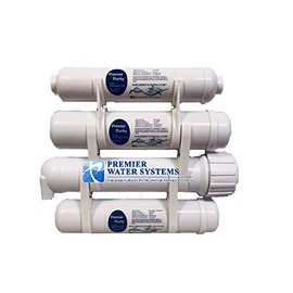4-Stage Portable Heavy Duty Reverse Osmosis Water Filter Purification System | 150 GPD | 2.5 x 12 XL Filters - Travel, Boats, RVs, Camping