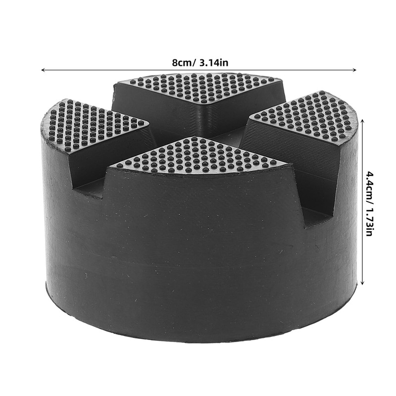 YARDWE Universal Jack Stand Pad, Load Capacity Reinforced Rubber Lift